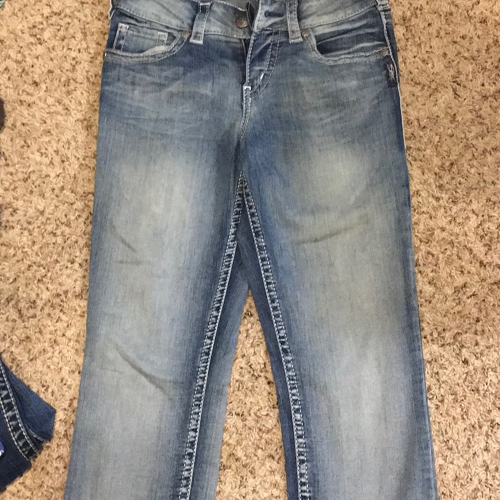 Silver suki Capri super stretch